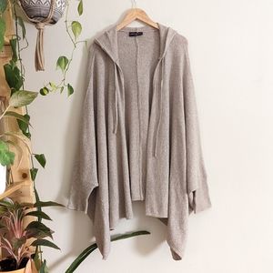 Lane Bryant Beige Hooded Sweater